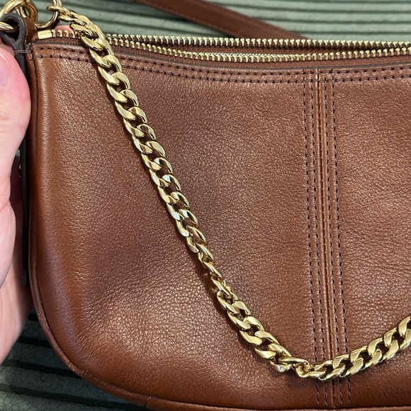 Like New Jolie Leather Small Crossbody Bag Brown - Picture 11 of 15